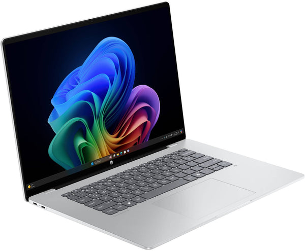 HP - OmniBook 5 - 16" 2K OLED Touch-Screen Laptop - Snapdragon X Plus (2024) - 16GB Memory - 1TB SSD - Copilot+ PC - Glacier Silver
