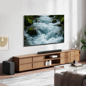 Toshiba - C210WR 2.1 Channel Soundbar with Wireless Subwoofer, Dolby Audio - Black