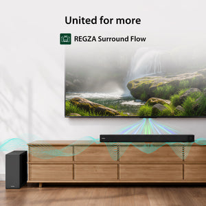 Toshiba - C210WR 2.1 Channel Soundbar with Wireless Subwoofer, Dolby Audio - Black