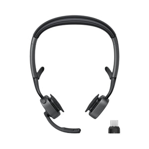 Shokz - OpenMeet2 UC, Wireless Bone Conduction Headset, USB-C - Black