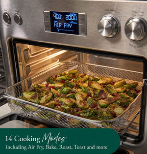 Café - Couture Toaster Oven with Air Fry - Stainless Steel