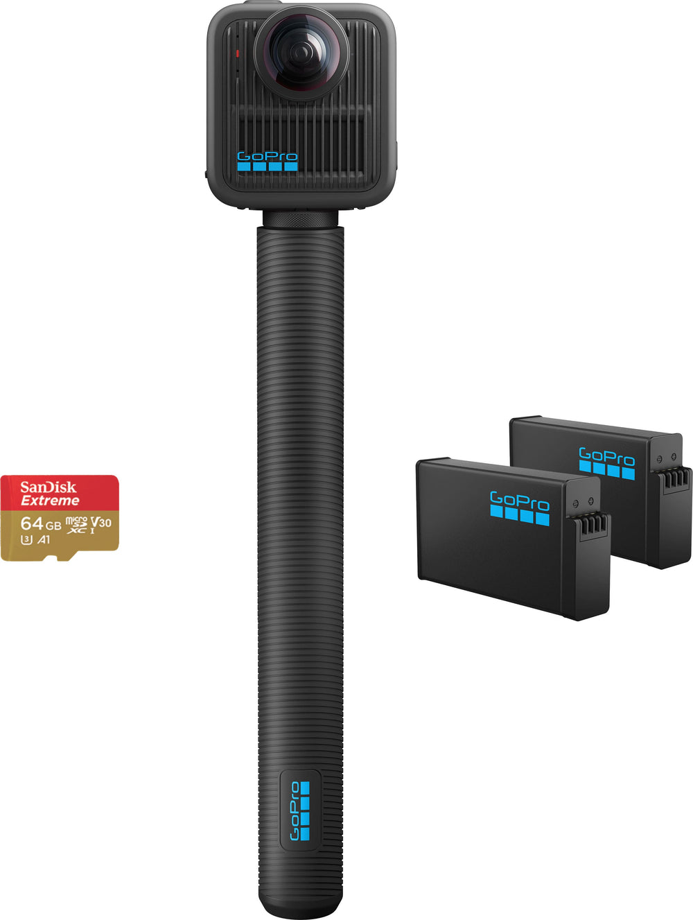 GoPro - MAX2 Action Camera Accessory Bundle - Black