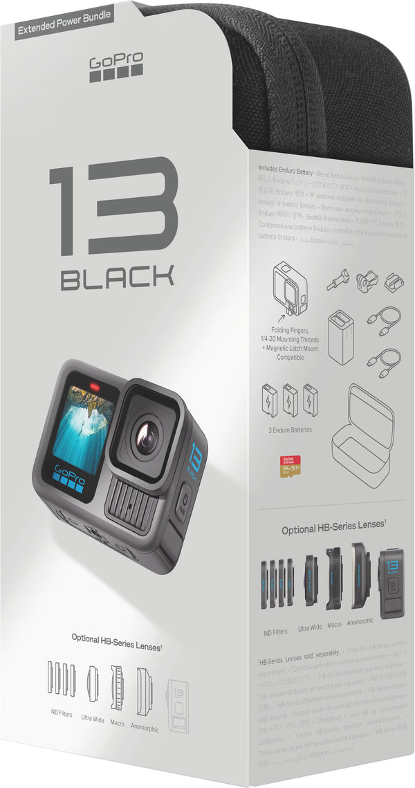 GoPro - HERO13 Black Extended Power Bundle - Black