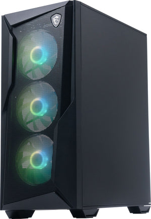 MSI - Codex R2 Gaming Desktop - Intel i5-14400F 2024 - 16GB Memory - NVIDIA GeForce RTX 5060 - 1TB SSD Storage - Black
