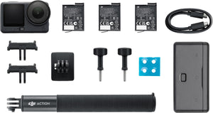 DJI - Osmo Action 6 Adventure Camera Combo - Black