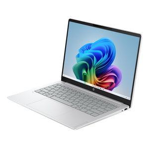 HP - OmniBook 3 - 14" 2K Touchscreen Laptop - Snapdragon X - 16GB Memory - 512GB SSD - Copilot+ PC - Glacier Silver