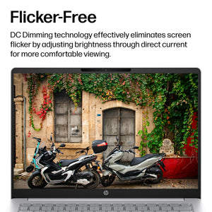HP - OmniBook 3 - 14" 2K Touchscreen Laptop - Snapdragon X - 16GB Memory - 512GB SSD - Copilot+ PC - Glacier Silver