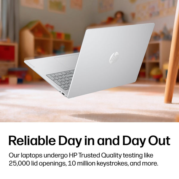 HP - OmniBook 3 - 16" 2K Touchscreen Laptop - AMD Ryzen 5 40 - 16GB Memory - 256GB SSD - Glacier Silver