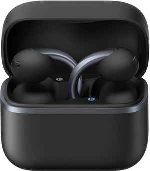 Anker - Soundcore AeroClip 2 Open-Ear Clip-On Earbuds - with Guinness World Records-Certified Call Quality - Black