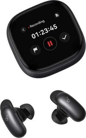 Anker - Soundcore Liberty 5 Pro Max True Wireless Noise Cancelling Bluetooth In-Ear Earbuds - Black