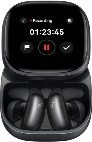 Anker - Soundcore Liberty 5 Pro Max True Wireless Noise Cancelling Bluetooth In-Ear Earbuds - Black
