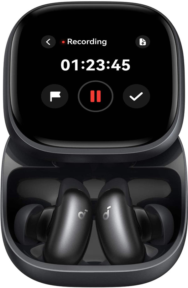 Anker - Soundcore Liberty 5 Pro Max True Wireless Noise Cancelling Bluetooth In-Ear Earbuds - Black