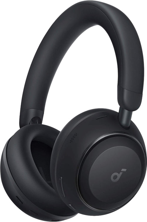 Anker - Soundcore Space 2 Wireless Bluetoth Noise Cancelling Over-the-Ear Headphones with 50H ANC Playtime and Comfort - Black