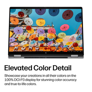 HP - OmniBook X Flip 2-in-1 - 14" 2K OLED Touchscreen Laptop - Intel Core Ultra 5 (2026) - 16GB Memory - 512GB SSD - Copilot+ - Meteor Silver