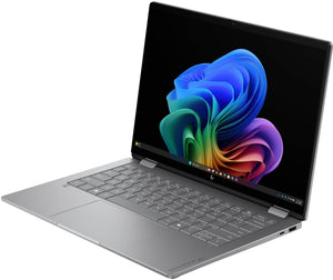 HP - OmniBook X Flip 2-in-1 - 14" 2K OLED Touchscreen Laptop - Intel Core Ultra 5 (2026) - 16GB Memory - 512GB SSD - Copilot+ - Meteor Silver