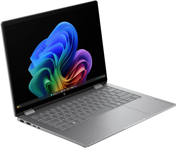 HP - OmniBook X Flip 2-in-1 - 14" 2K OLED Touchscreen Laptop - Intel Core Ultra 5 (2026) - 16GB Memory - 512GB SSD - Copilot+ - Meteor Silver
