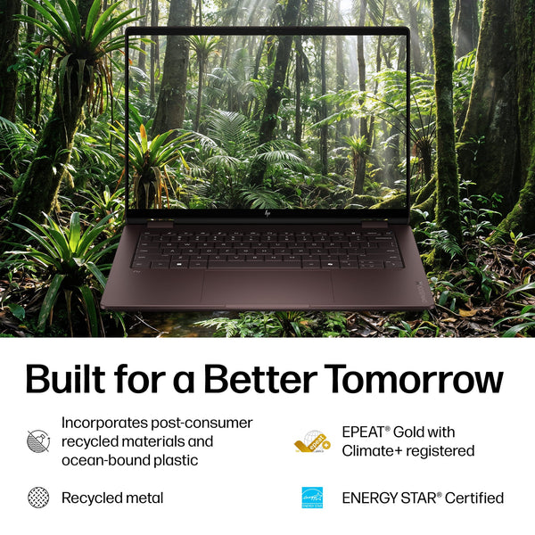 HP - OmniBook X Flip 2-in-1 - 14" 2K OLED Touchscreen Laptop - AMD Ryzen AI 5 430 (2026) - 16GB Memory - 512GB SSD - Copilot+ - Deep Espresso