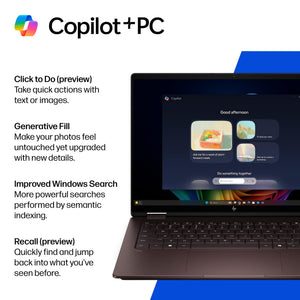 HP - OmniBook X Flip 2-in-1 - 14" 2K OLED Touchscreen Laptop - AMD Ryzen AI 5 430 (2026) - 16GB Memory - 512GB SSD - Copilot+ - Deep Espresso