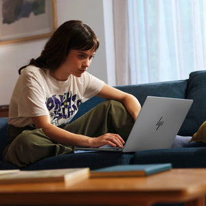 HP - OmniBook X - 14" 2K OLED Touchscreen Laptop - Snapdragon X Plus (2025) - 16GB Memory - 512GB SSD - Copilot+ PC - Meteor Silver