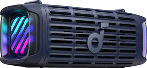 Soundcore - by Anker Boom 3i Rugged Outdoor Portable Bluetooth Speaker, IP68 Waterproof, Floating, 50W, 16H Playtime - Black