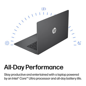 HP - OmniBook 3 17.3" Full HD Laptop - Intel Core Ultra 7 (2025) - 16GB Memory - 512GB SSD - Mica Silver