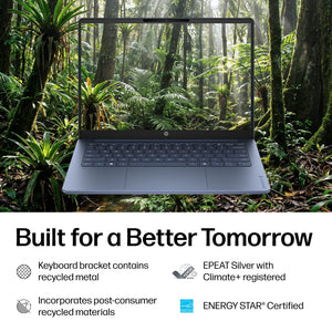 HP - OmniBook 3 - 14" 2K OLED Laptop - Snapdragon X - 16GB Memory - 512GB SSD - Copilot+ PC - Starlit Blue