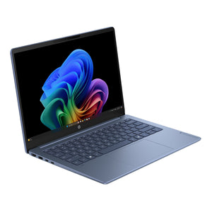 HP - OmniBook 3 - 14" 2K OLED Laptop - Snapdragon X - 16GB Memory - 512GB SSD - Copilot+ PC - Starlit Blue