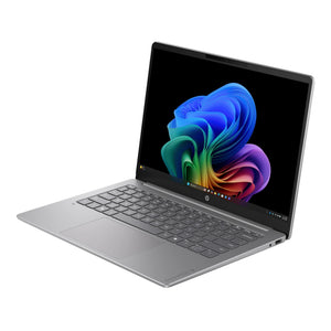 HP - OmniBook 3 - 14" 2K OLED Laptop - Snapdragon X (8-Core CPU) - 16GB Memory - 512GB SSD - Copilot+ - 41+ Hrs Battery Life¹ - Nouvelle Silver