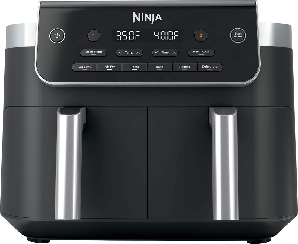 Ninja - DualZone 6-in-1 8-QT Dual Air Fryer - Black