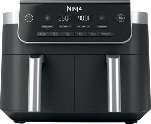 Ninja - DualZone 6-in-1 8-QT Dual Air Fryer - Black