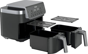 Ninja - DualZone 6-in-1 8-QT Dual Air Fryer - Black