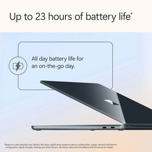 Microsoft - Surface Laptop - 13" 2K Touchscreen - Snapdragon X Plus 2025 - 16GB - 512GB Storage - Copilot+ PC - Ocean