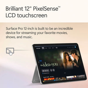 Microsoft - Surface Pro - Copilot+ PC - 12" Touchscreen - Snapdragon X Plus - 16GB Memory - 512GB UFS - Device Only - Platinum