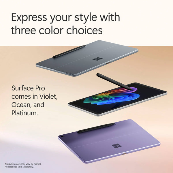 Microsoft - Surface Pro - Copilot+ PC - 12" Touchscreen - Snapdragon X Plus - 16GB Memory - 512GB UFS - Device Only - Platinum