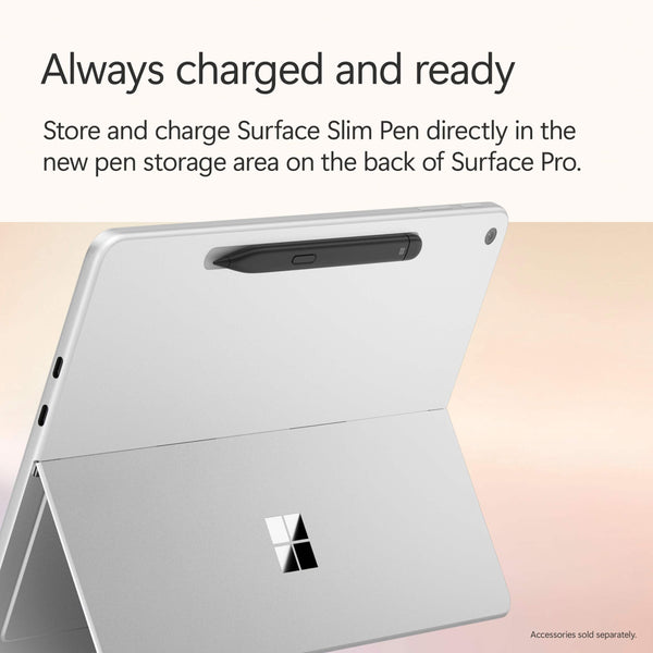 Microsoft - Surface Pro - Copilot+ PC - 12" Touchscreen - Snapdragon X Plus - 16GB Memory - 512GB UFS - Device Only - Platinum