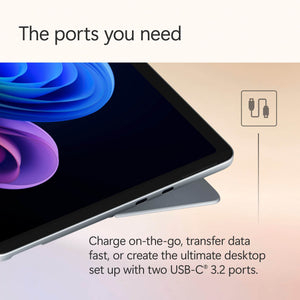 Microsoft - Surface Pro - Copilot+ PC - 12" Touchscreen - Snapdragon X Plus - 16GB Memory - 512GB UFS - Device Only - Ocean