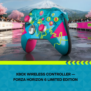 Microsoft - Xbox Wireless Controller – Forza Horizon 6 Limited Edition – Xbox Series X|S, Xbox One, PCs, and Cloud-Enabled Devices - Multicolor