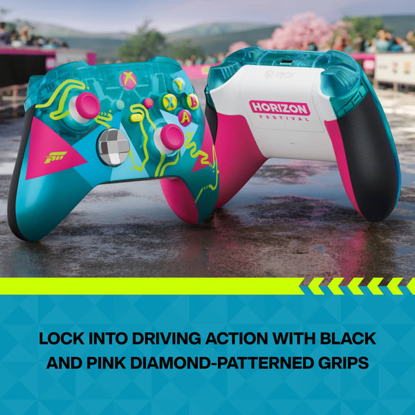 Microsoft - Xbox Wireless Controller – Forza Horizon 6 Limited Edition – Xbox Series X|S, Xbox One, PCs, and Cloud-Enabled Devices - Multicolor