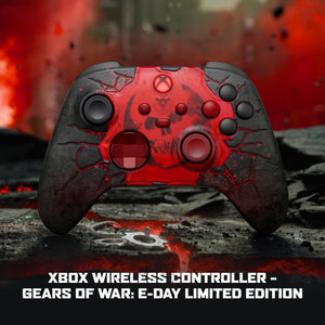 Microsoft - XBOX Wireless Controller for XBOX Series X, XBOX Series S, XBOX One, PCs, and Cloud-Enabled Devices - Gears of War: E-Day Limited Edition