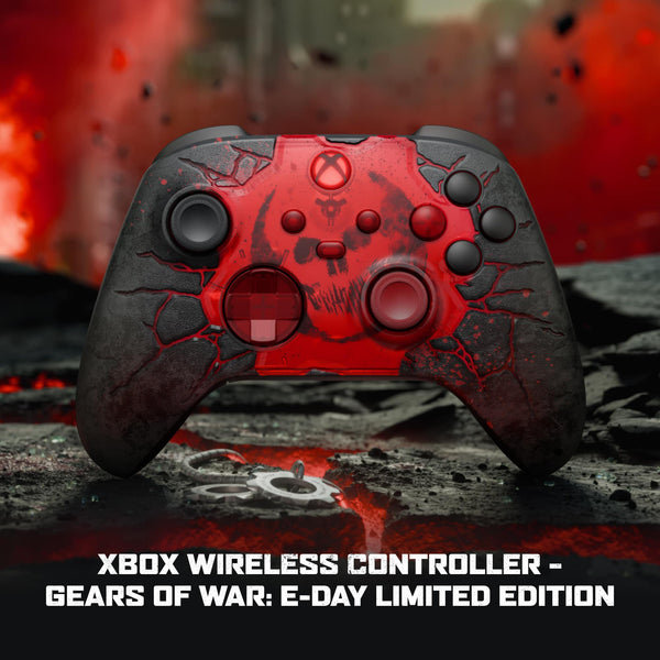 Microsoft - XBOX Wireless Controller for XBOX Series X, XBOX Series S, XBOX One, PCs, and Cloud-Enabled Devices - Gears of War: E-Day Limited Edition