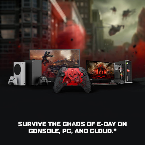 Microsoft - XBOX Wireless Controller for XBOX Series X, XBOX Series S, XBOX One, PCs, and Cloud-Enabled Devices - Gears of War: E-Day Limited Edition