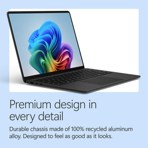 Microsoft - Surface Laptop - 13.8" 2K Touchscreen - Snapdragon X2 Plus (10 Core) 2026 - 16GB - 512GB Storage - Black