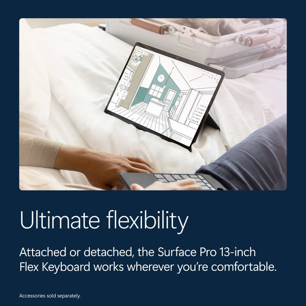 Microsoft - Surface Pro - 13" Touchscreen - Snapdragon X2 Plus (10 Core) 2026 - 16GB Memory - 256GB SSD - Device Only - Platinum