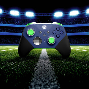 Microsoft - XBOX Elite Series 2 Core Wireless Controller for XBOX Series X, XBOX Series S, XBOX One, PCs, and Cloud-Enabled Devices - Green and Blue