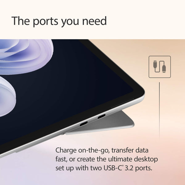 Microsoft - Surface Pro - 12" Touchscreen - Snapdragon X Plus (8 Core) - 8GB Memory - 256GB UFS - Device Only - Platinum
