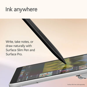 Microsoft - Surface Pro - 12" Touchscreen - Snapdragon X Plus (8 Core) - 8GB Memory - 256GB UFS - Device Only - Platinum
