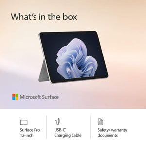 Microsoft - Surface Pro - 12" Touchscreen - Snapdragon X Plus (8 Core) - 8GB Memory - 256GB UFS - Device Only - Platinum