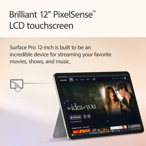 Microsoft - Surface Pro - 12" Touchscreen - Snapdragon X Plus (8 Core) - 8GB Memory - 256GB UFS - Device Only - Platinum