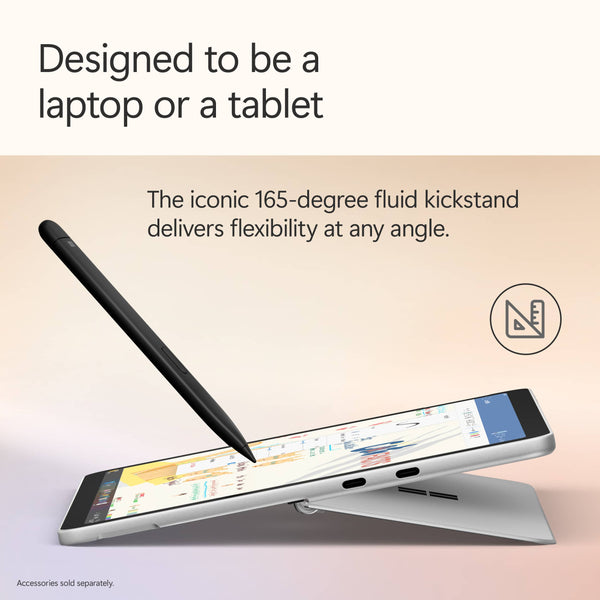 Microsoft - Surface Pro - 12" Touchscreen - Snapdragon X Plus (8 Core) - 8GB Memory - 256GB UFS - Device Only - Platinum