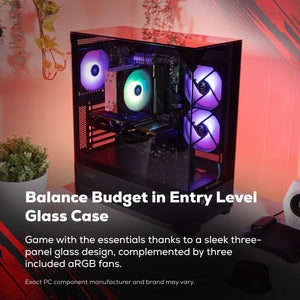 iBUYPOWER - Element SE Gaming Desktop PC Intel Core i5 14400F 2024 NVIDIA RTX 5060 8GB, 16GB RAM Memory, 1TB SSD Storage - Black